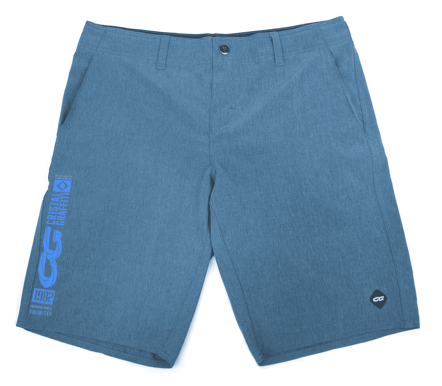 Walkshort Cristal Graffiti - Azul - 1982