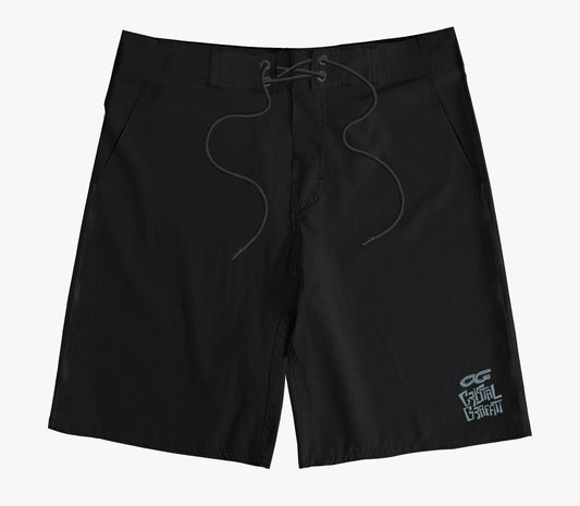 Walkshort Cristal Graffiti - Preto - Grafite