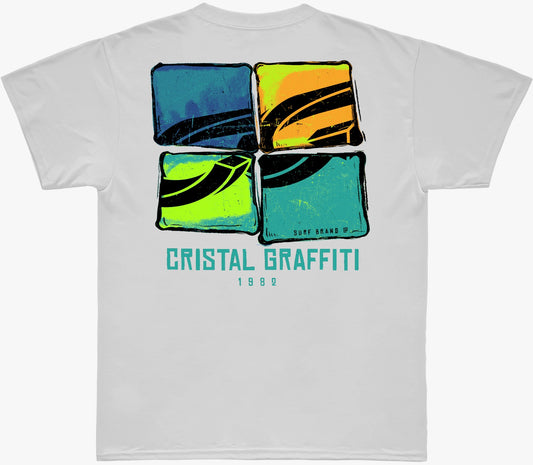 Camiseta Cristal Graffiti - Branca - Quatro Elementos