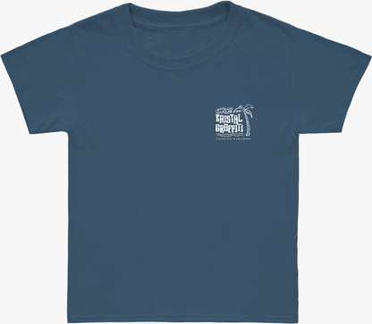 Camiseta Cristal Graffiti - Azul Claro - Paradise Infantil