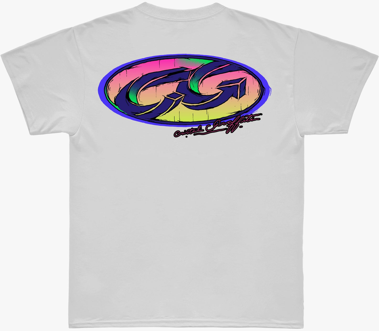 Camiseta Cristal Graffiti - Branca - Loop Colorido