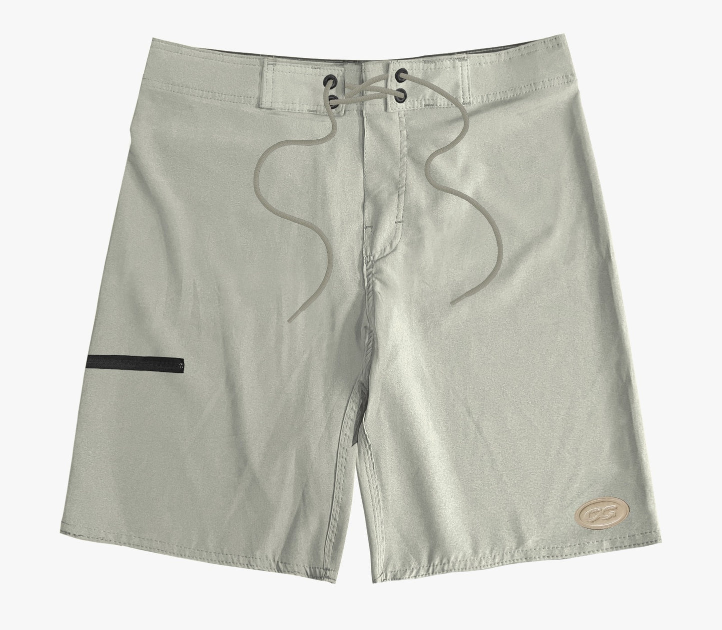 Boardshort Cristal Graffiti - Bege - Medalhão