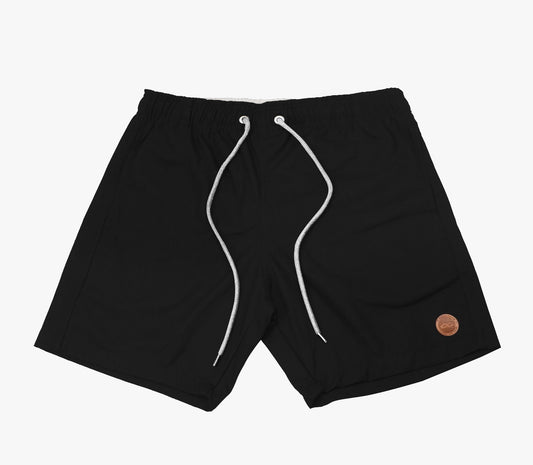 Short Linho Cristal Graffiti - Preto