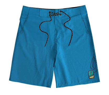 Walkshort Cristal Graffiti -  Azul - Beach Elements