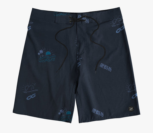 Boardshort Cristal Graffiti - Mixed Colors