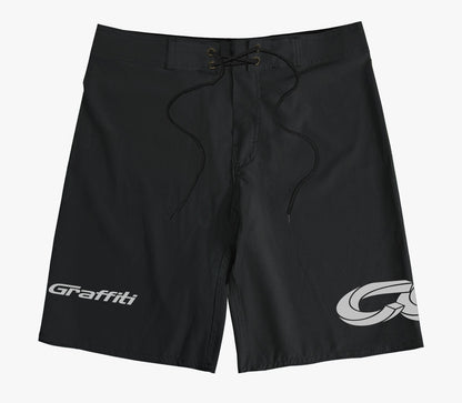 Boardshort Cristal Graffiti - Preto