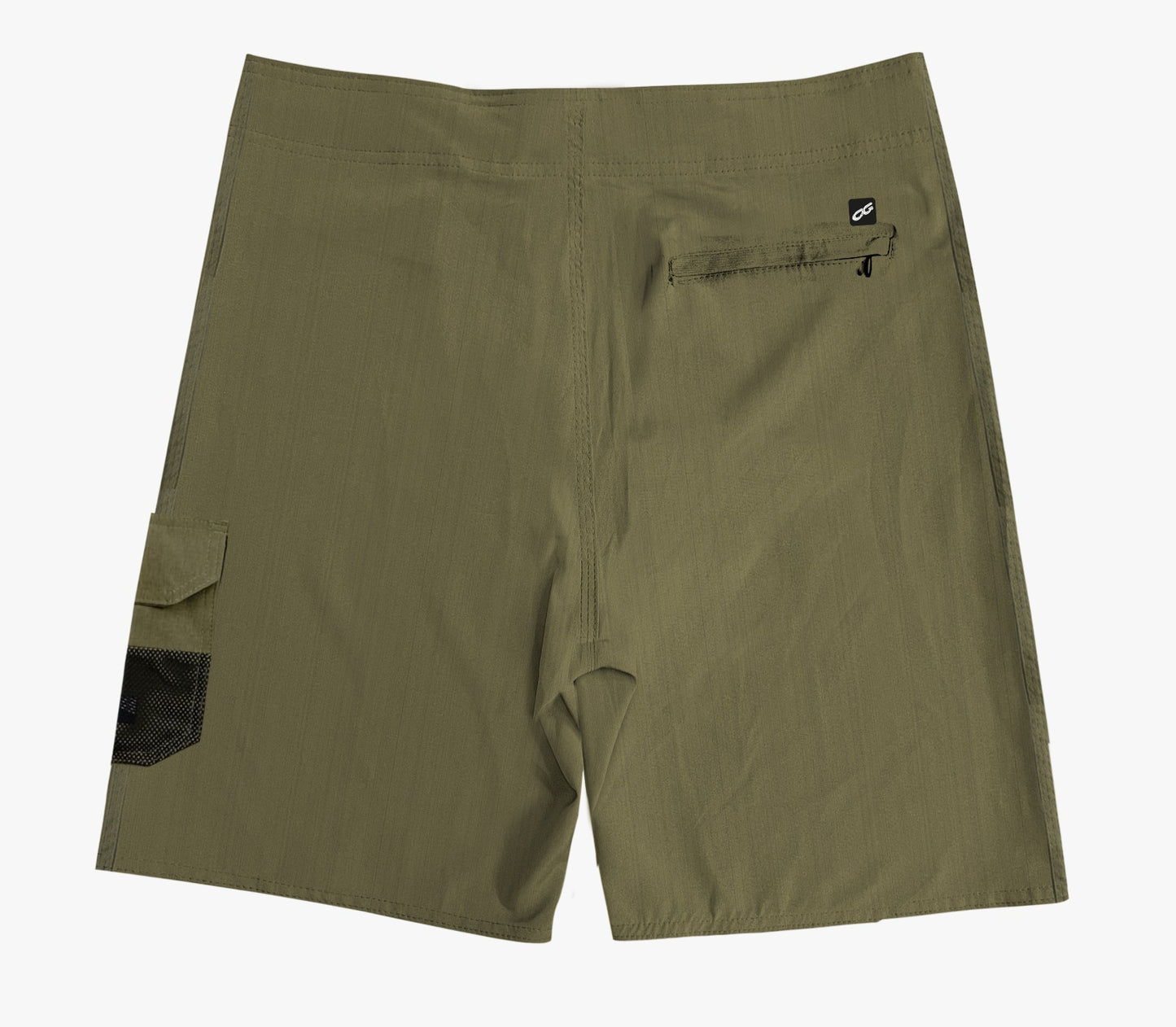 Walkshort Cristal Graffiti - Verde Musgo  - Side Net