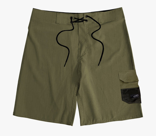 Walkshort Cristal Graffiti - Verde Musgo  - Side Net