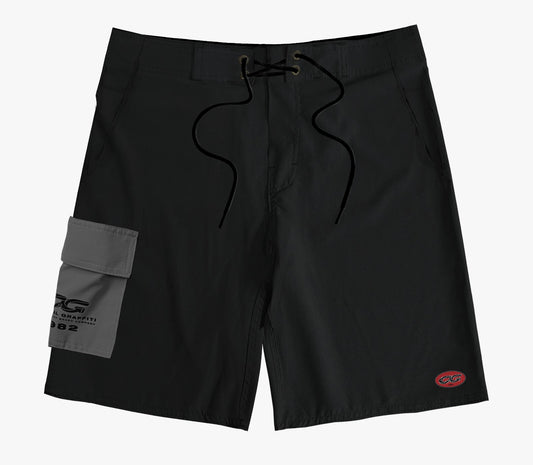 Walkshort Cristal Graffiti - Black - 1982