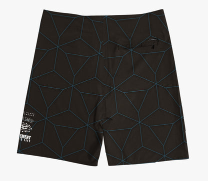 Boardshort Cristal Graffiti - Preto - Geométrico