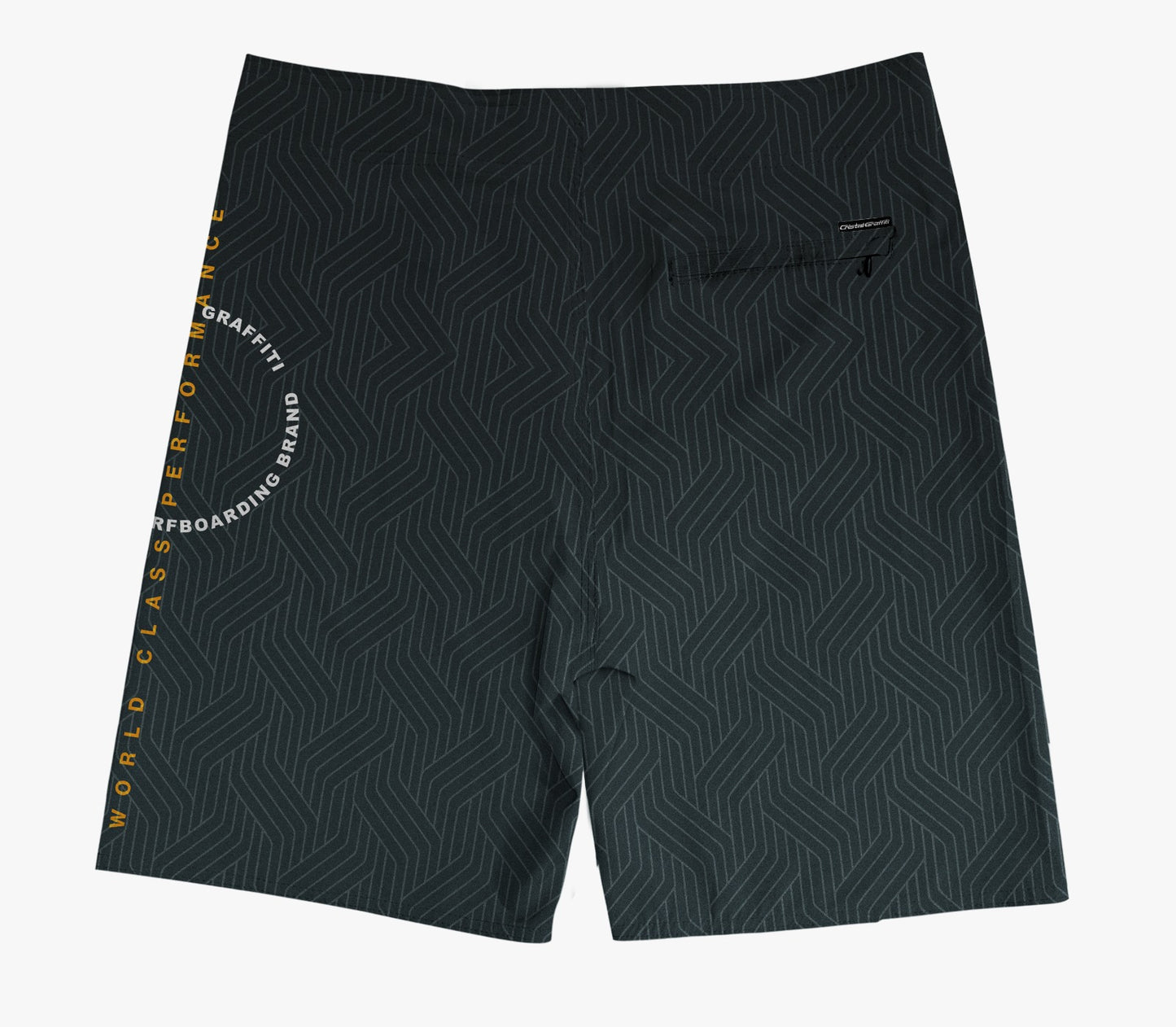Boardshort Cristal Graffiti  - Cinza Escuro - Water