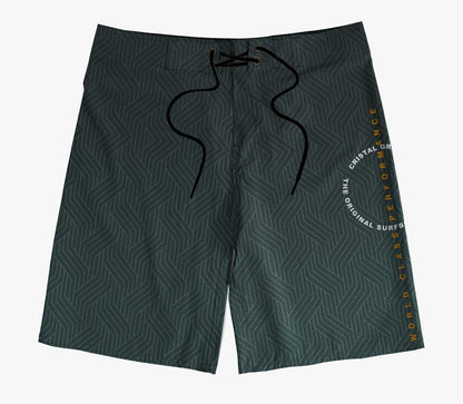 Boardshort Cristal Graffiti - Cinza - Water