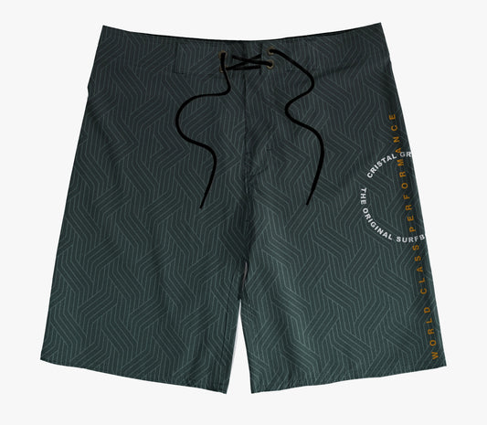 Boardshort Cristal Graffiti - Cinza - Water