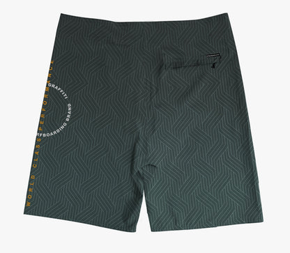 Boardshort Cristal Graffiti - Cinza - Water