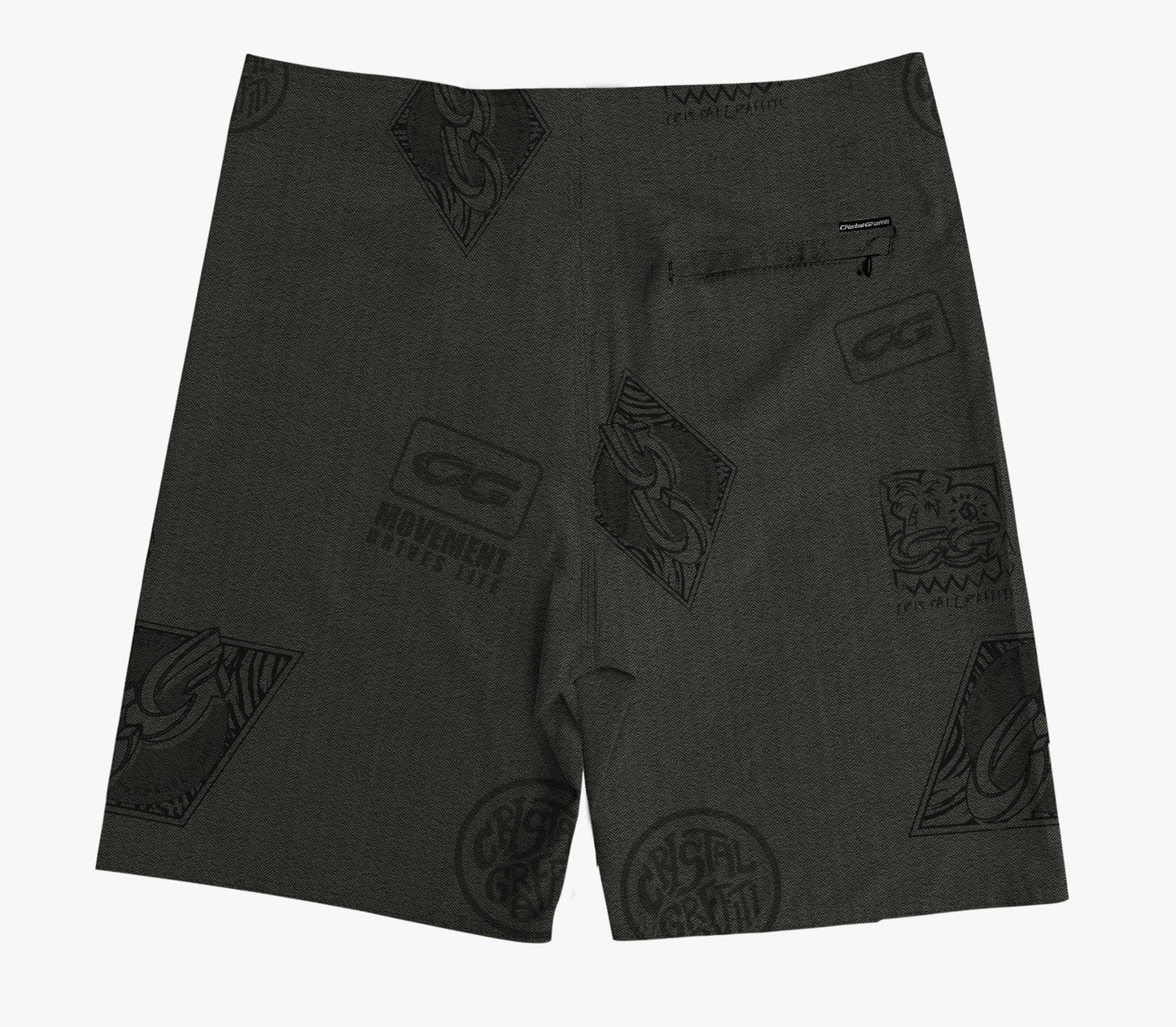 Boardshort Cristal Graffiti - Cinza - Movement
