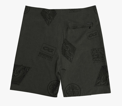 Boardshort Cristal Graffiti - Cinza - Movement
