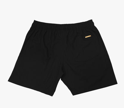 Short Linho Cristal Graffiti - Preto