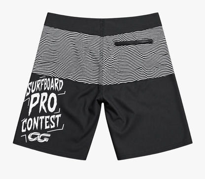 Boardshort Cristal Graffiti - Cinza - Wave Pro