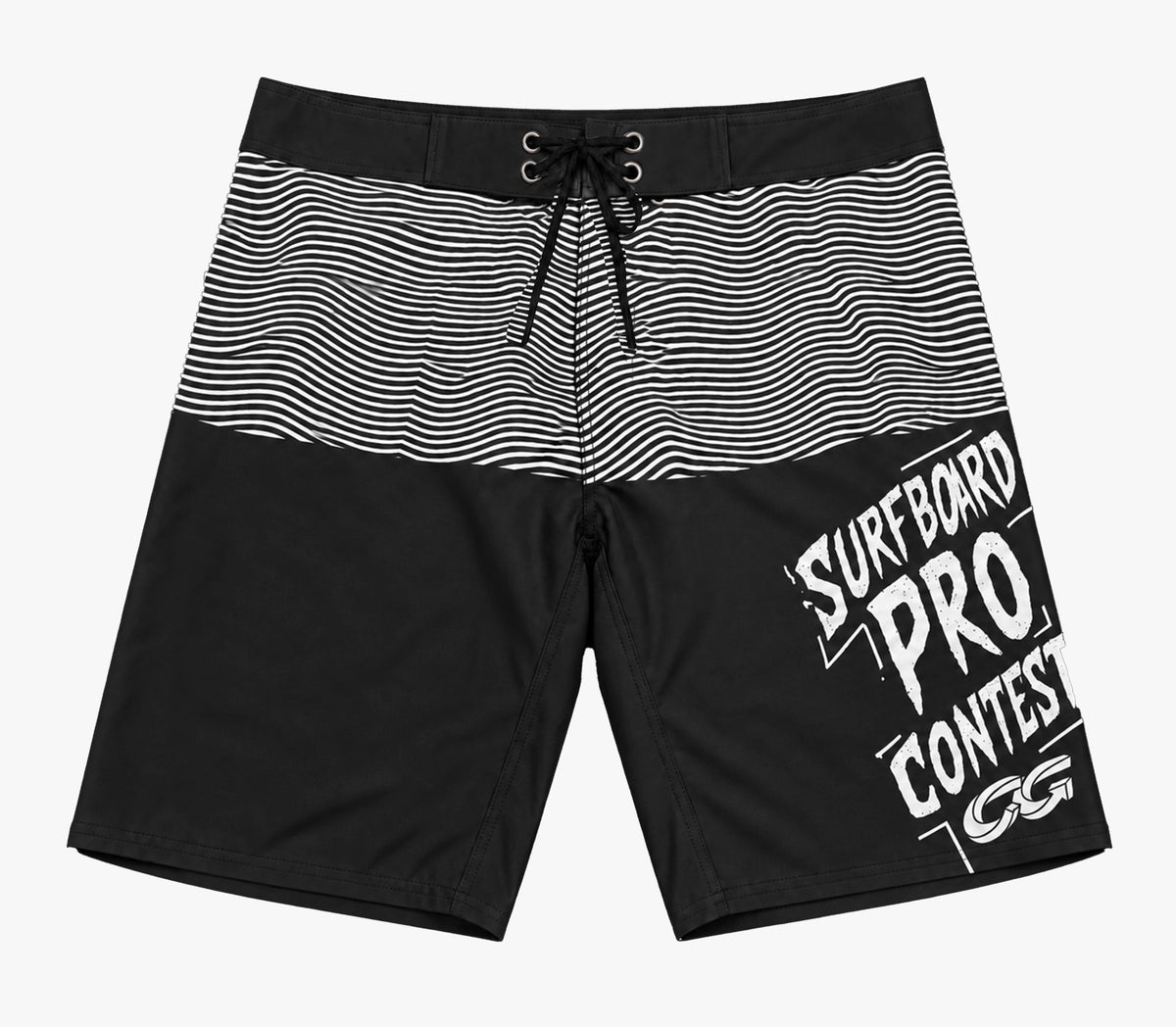 Boardshort Cristal Graffiti - Cinza - Wave Pro