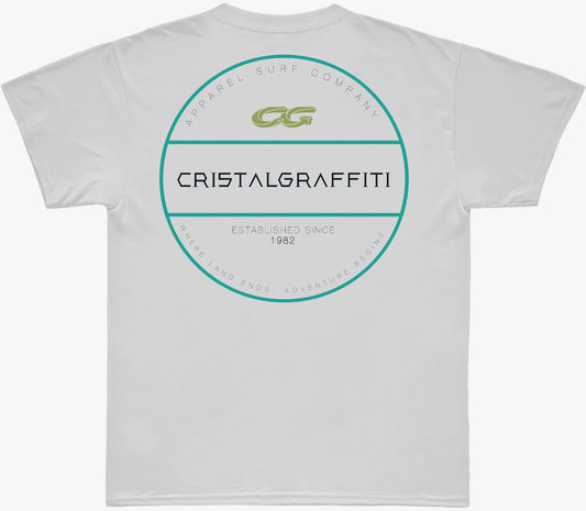 Camiseta Cristal Graffiti - Branca  - Apparel Surf 82