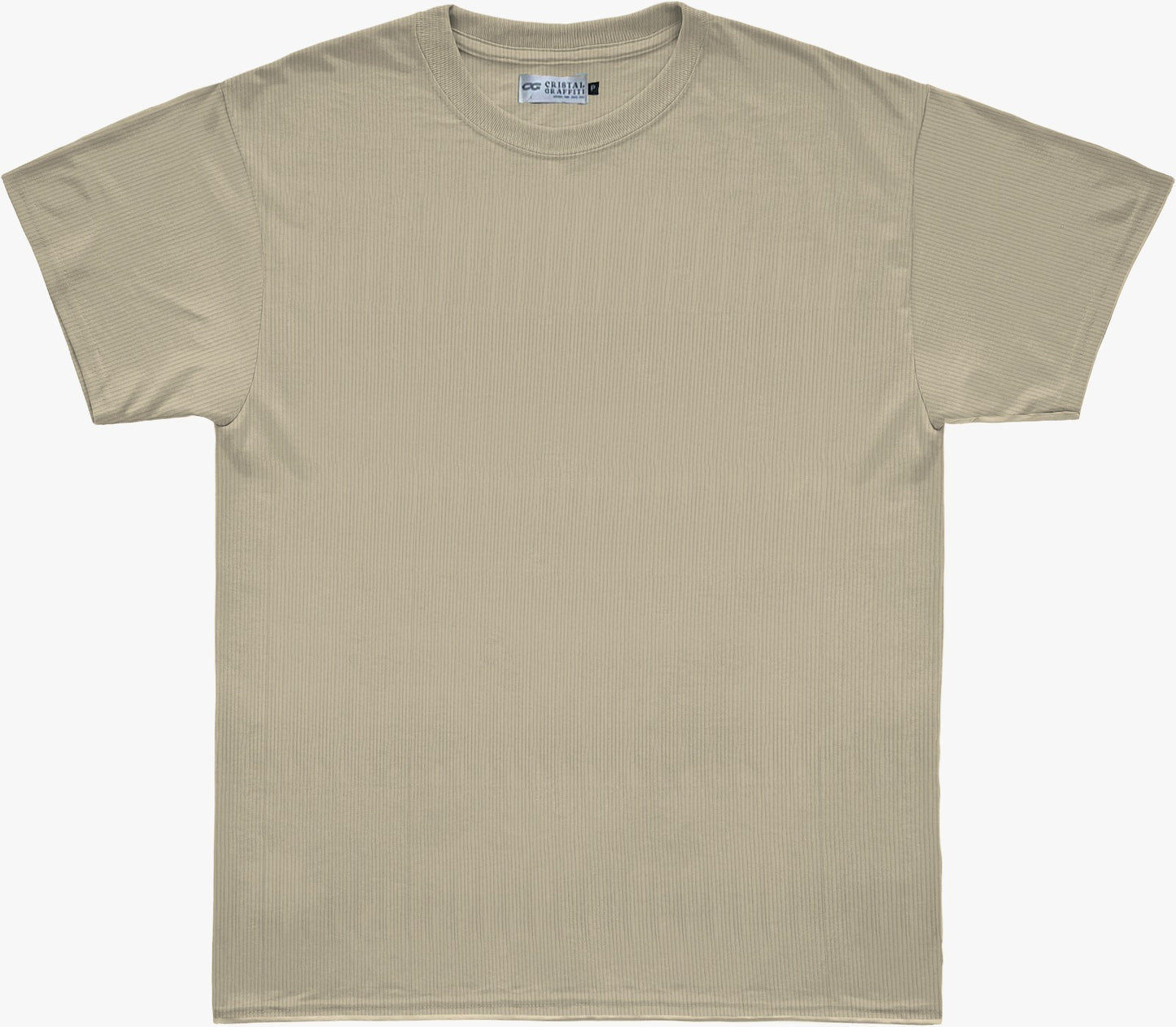 Camiseta Cristal Graffiti - Bege