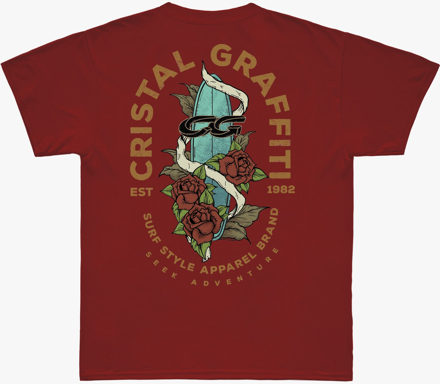 Camiseta Cristal Graffiti - Vermelho - Soul