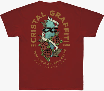 Camiseta Cristal Graffiti - Vermelho - Soul