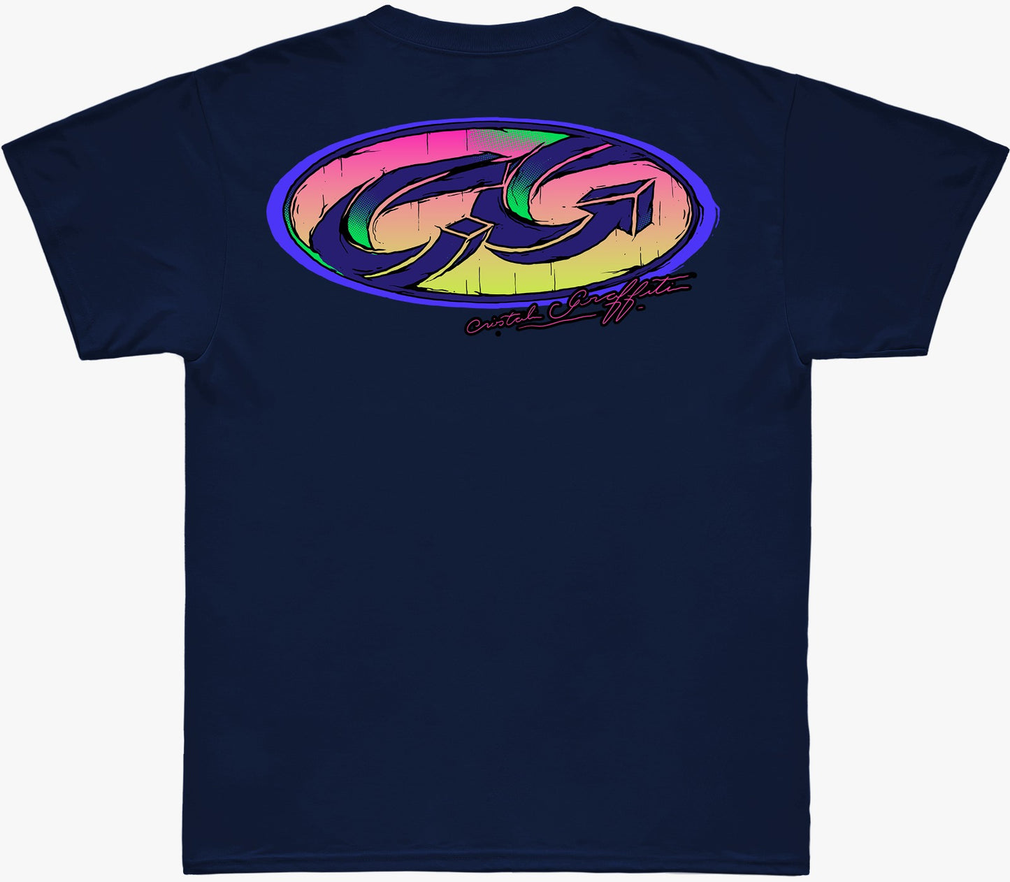 Camiseta Cristal Graffiti - Azul - Loop Colorido