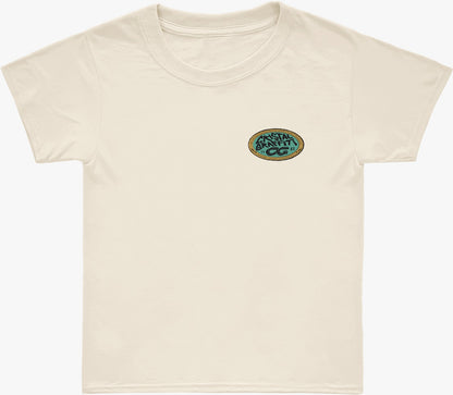 Camiseta Cristal Graffiti - Off White - Cristal Infantil