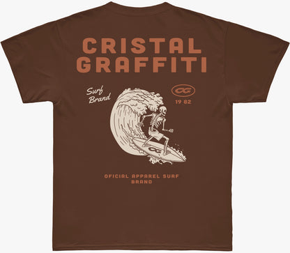 Camiseta Cristal Graffiti - Marrom - Oficial