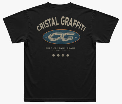 Camiseta Cristal Graffiti - Preto - CG82