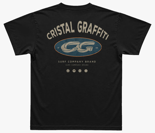 Camiseta Cristal Graffiti - Preto - CG82
