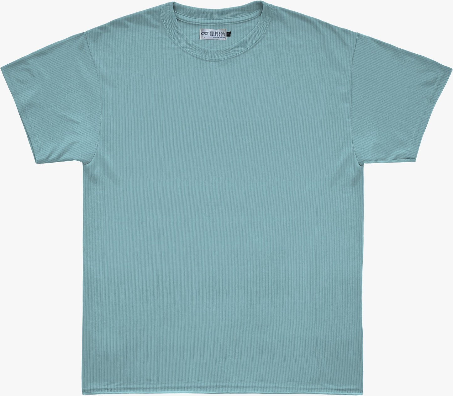 Camiseta Cristal Graffiti - Verde Água