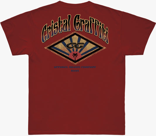 Camiseta Cristal Graffiti - Vermelho - CG 1982