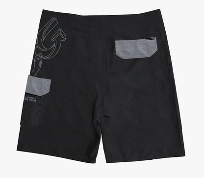 Walkshort Cristal Graffiti - Azul Marinho - Pocket