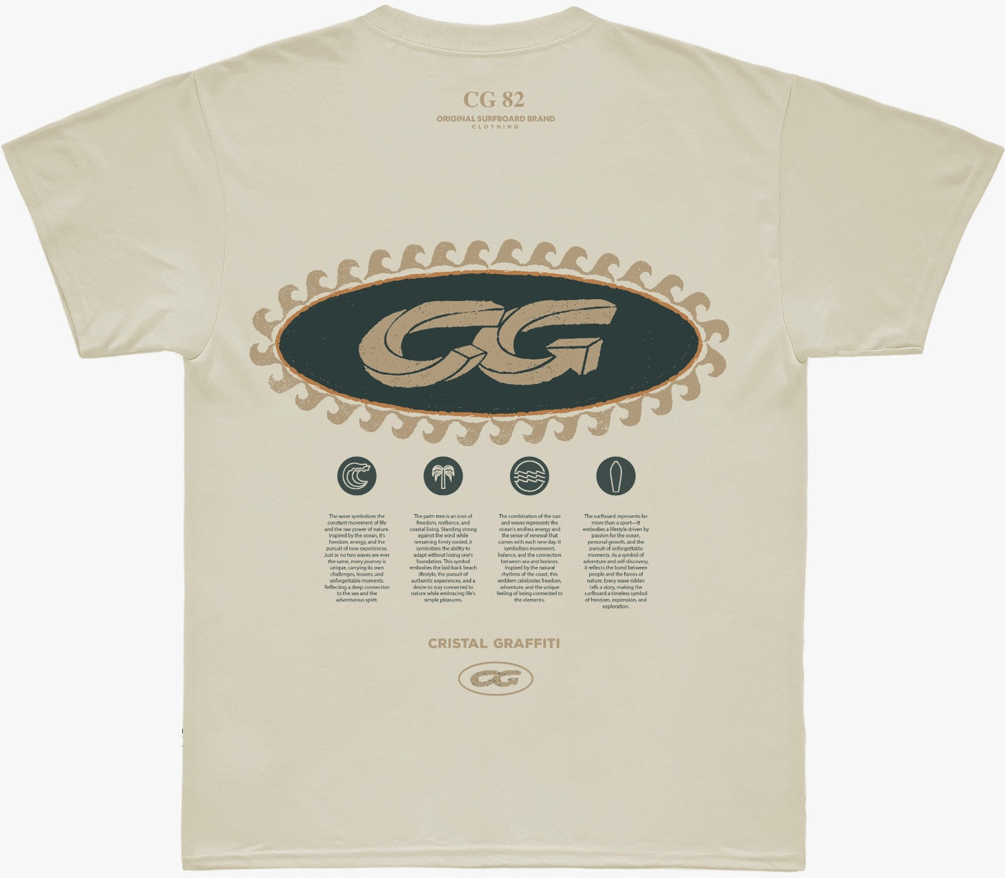 Camiseta Cristal Graffiti  - Off  - Brand