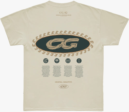 Camiseta Cristal Graffiti  - Off  - Brand