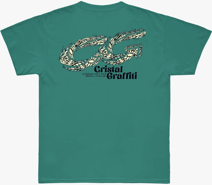 Camiseta Cristal Graffiti - Azul Claro - Nature Concep