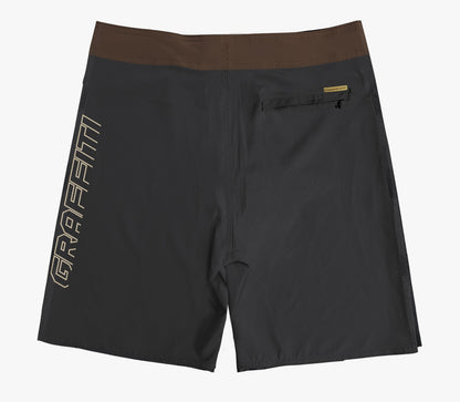 Walkshort Cristal Graffiti - Cinza & Marrom - Fatal