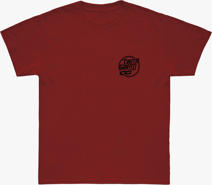 Camiseta Cristal Graffiti - Vermelho - CG