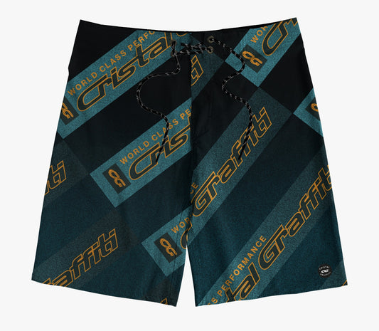 Boardshort Cristal Graffiti - Azul -  Shades of Blue