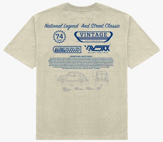 Camiseta oversized Voxx - Off White - National Beetle
