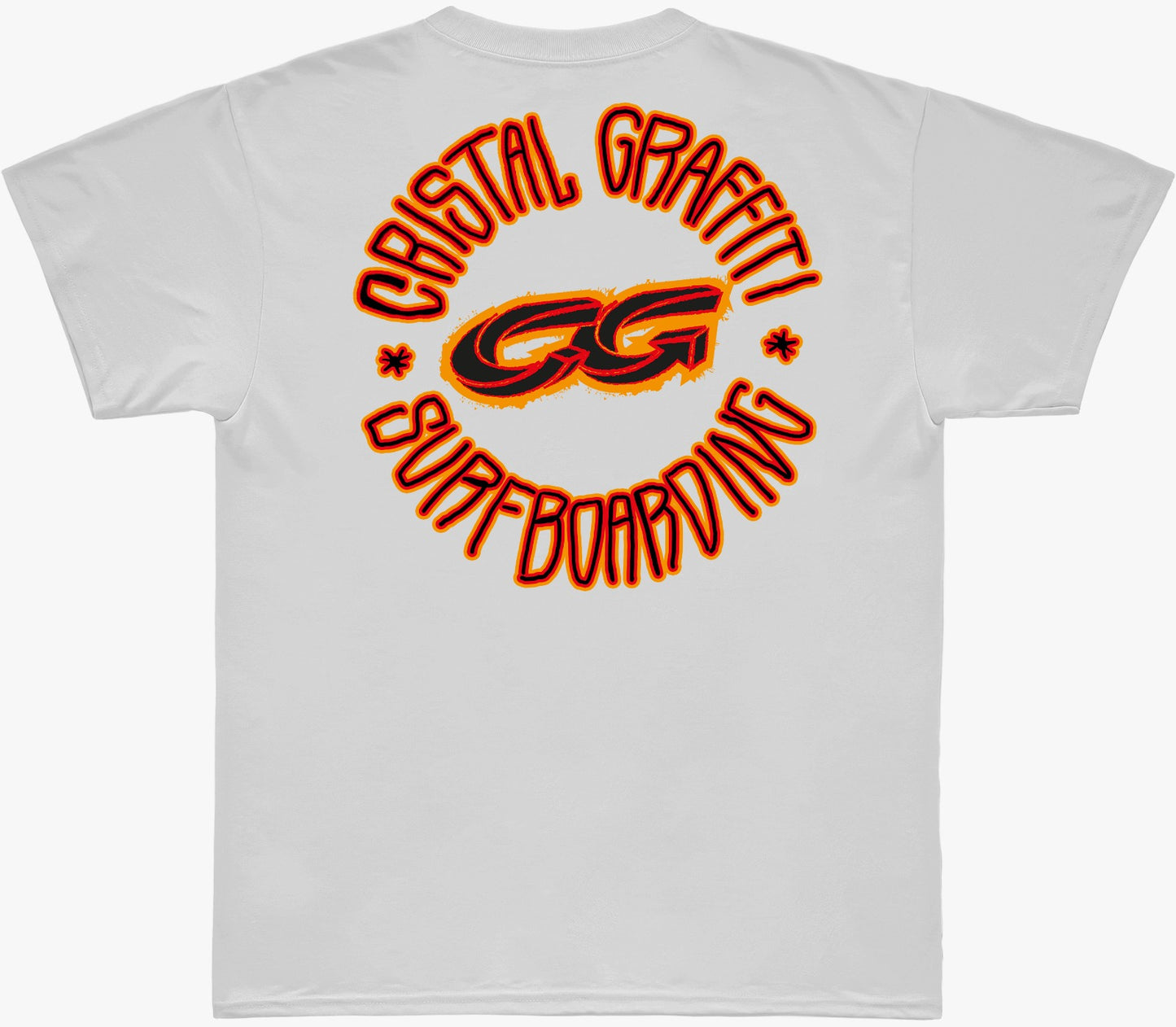 Camiseta Cristal Graffiti - Branca - Surfboarding