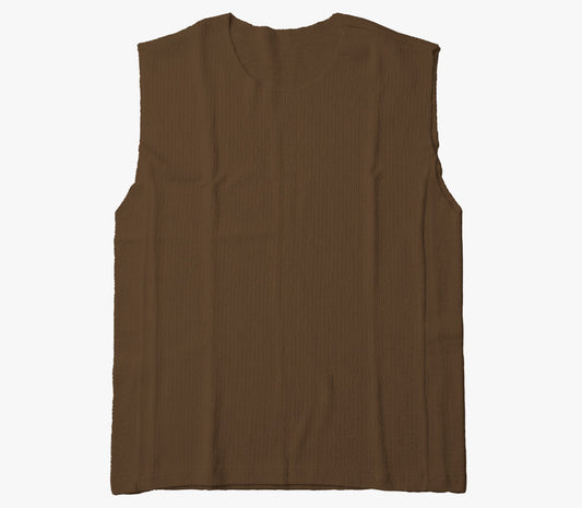 Regata Machão Cristal Graffiti - Marrom - Texturizada