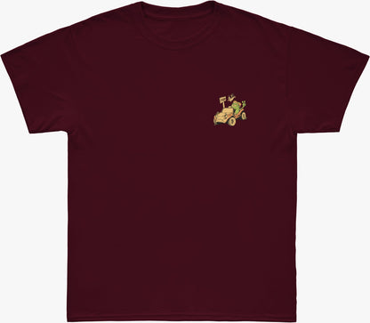 Camiseta Cristal Graffiti  - Vinho - Praias