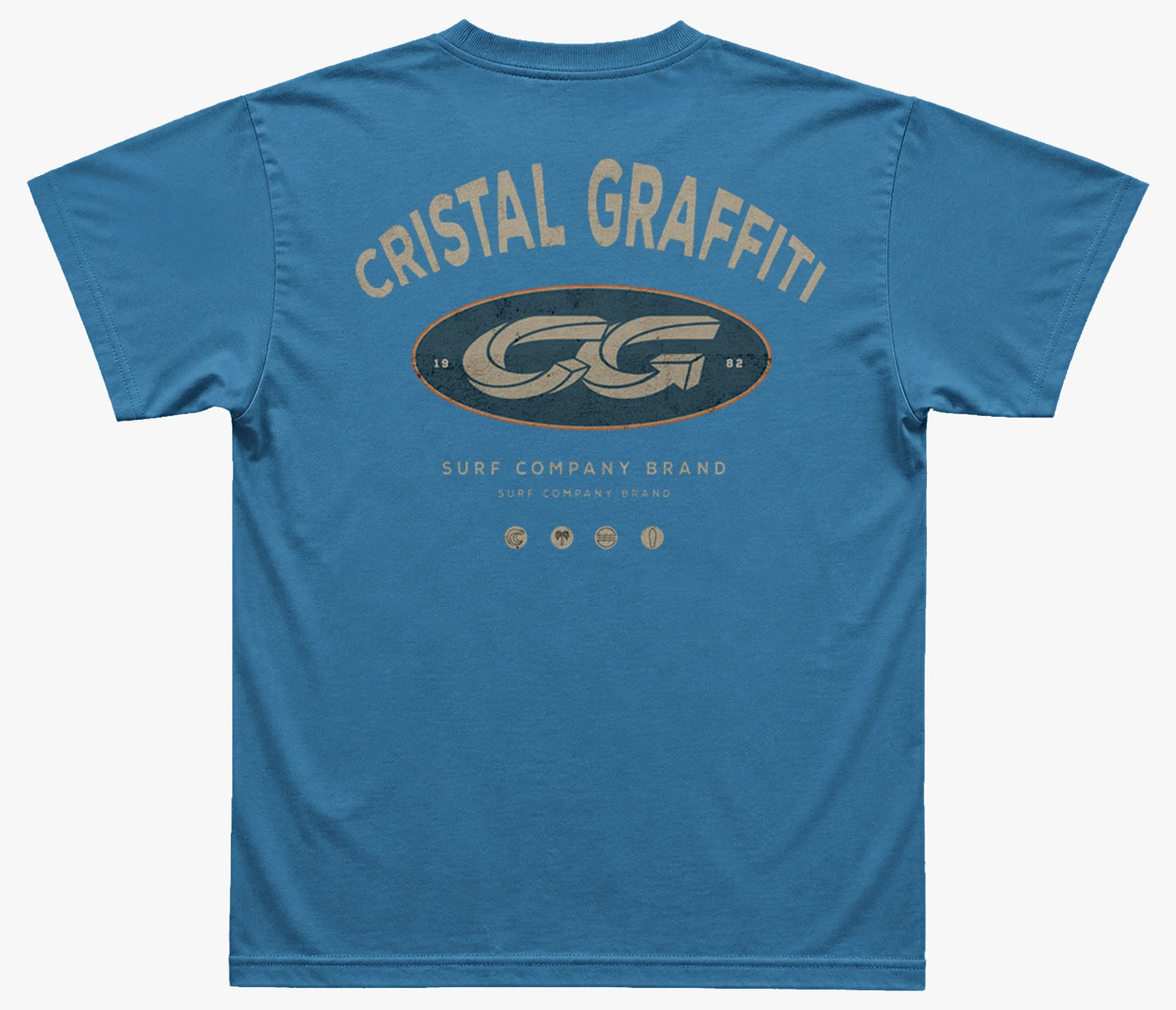 Camiseta Cristal Graffiti - Azul - CG82