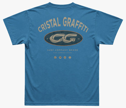 Camiseta Cristal Graffiti - Azul - CG82