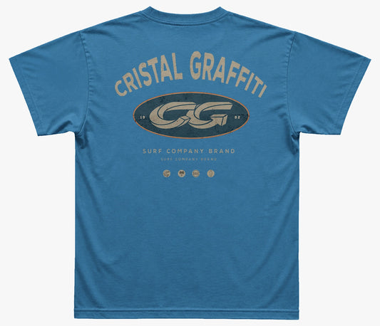 Camiseta Cristal Graffiti - Azul - CG82