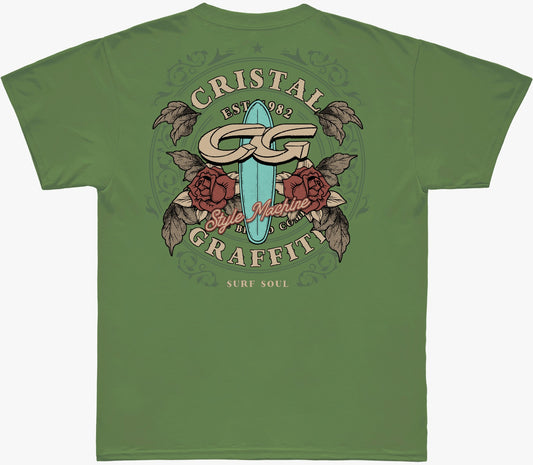 Camiseta Cristal Graffiti - Verde - Soul
