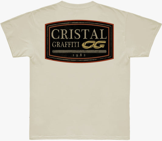 Camiseta Cristal Graffiti - Off White - Selo Grafite